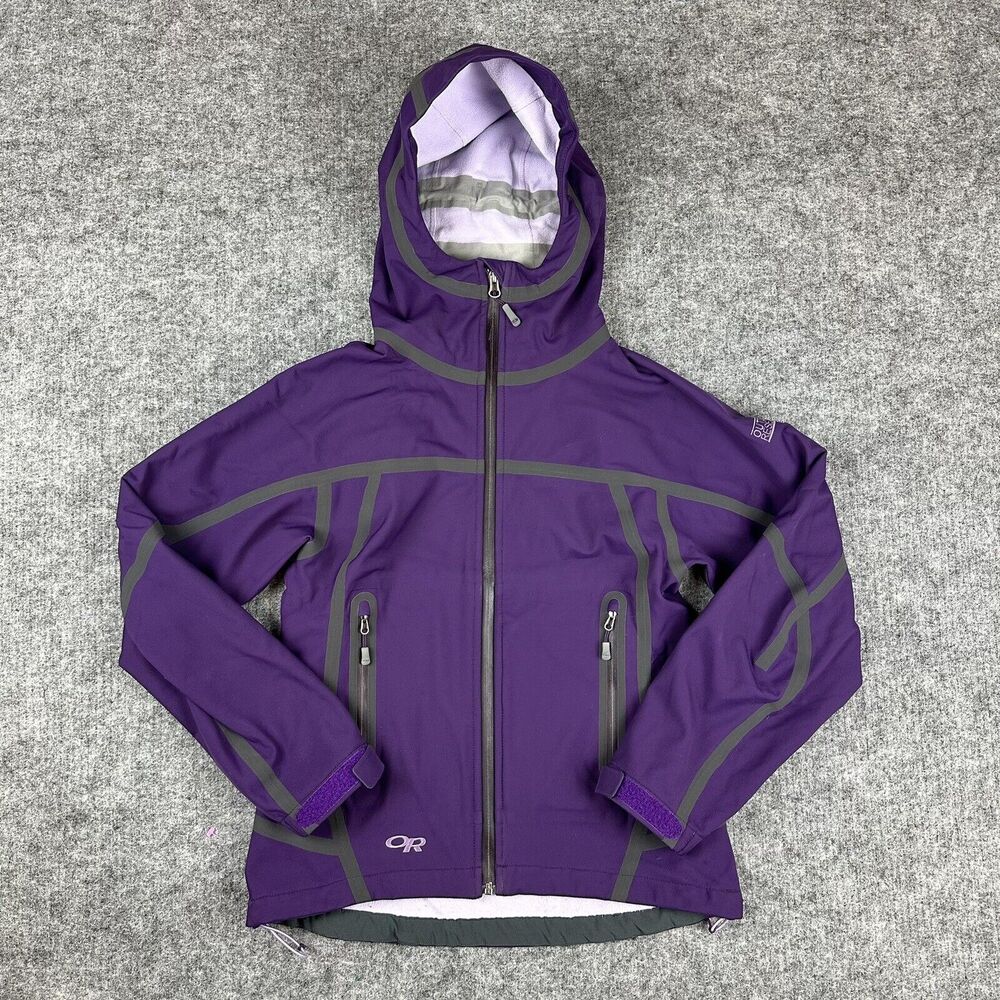 Outdoor Research Jacket Women XS Purple Mithril Ventia Waterproof Softshell - Picture 1 of 15